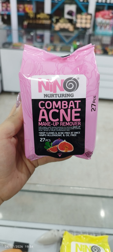 دستمال مرطوب پاک کننده آرایشی ۲۷ عددی nino